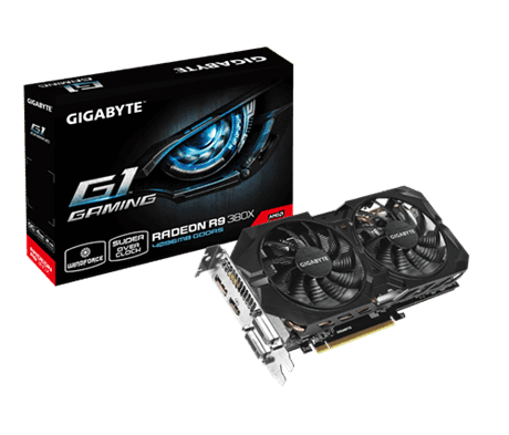 VGA GIGABYTE AMD Radeon™ R9 380X 4GB GDDR5 256-bit _R938XG1 GAMING-4GD _817S